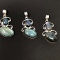 Labradorite Gemstone Pendant; SterlDIY Pendant Jewelry Supplies Gifts for Her 1 Pc Default Title