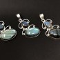 Labradorite Gemstone Pendant; SterlDIY Pendant Jewelry Supplies Gifts for Her 1 Pc Default Title