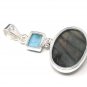 Labradorite Pendant; LariSterling Silver Pendant Bohemian Jewelry Wholesale Pendant Default Title