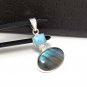 Labradorite Pendant; LariSterling Silver Pendant Bohemian Jewelry Wholesale Pendant Default Title