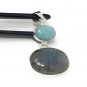 Labradorite Pendant; LariSterling Silver Pendant Bohemian Jewelry Wholesale Pendant Default Title