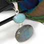 Labradorite Pendant; LariSterling Silver Pendant Bohemian Jewelry Wholesale Pendant Default Title