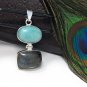 Labradorite Pendant; LariSterling Silver Pendant Bohemian Jewelry Wholesale Pendant Default Title