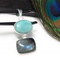 Labradorite Pendant; LariSterling Silver Pendant Bohemian Jewelry Wholesale Pendant Default Title