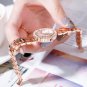 Ladies Watch Bracelet Set Rose Gold Brown Watch + Rose Gold Bracelet