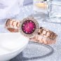 Ladies Watch Bracelet Set Rose Gold Grey Watch + Rose Gold Bracelet