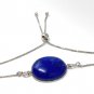 Sterling Silver Adjustable Bracelet AAA Quality Lapis Lazuli Bracelet Gifts for Her Default Title