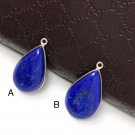 Lapis Lazuli Gemstone Charm; DIY Jewelry Making; Jewelry Findings A - 27mm x 15.75mm