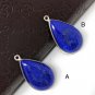 Lapis Lazuli Gemstone Charm; DIY Jewelry Making; Jewelry Findings A - 27mm x 15.75mm