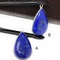 Lapis Lazuli Gemstone Charm; DIY Jewelry Making; Jewelry Findings A - 27mm x 15.75mm