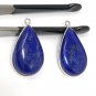 Lapis Lazuli Gemstone Charm; DIY Jewelry Making; Jewelry Findings A - 27mm x 15.75mm