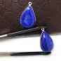 Lapis Lazuli Gemstone Charm; DIY Jewelry Making; Jewelry Findings B - 29mm x 16