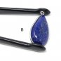 Lapis Lazuli Gemstone Charm; DIY Jewelry Supplies for Jewelry Making B- 28.5 x 14 x 6mm