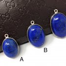 Lapis Lazuli Gemstone Charm; Lapis LazuJewelry Findings Bulk Wholesale Charms 1 Pc A- 22mm x 14mm