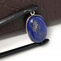Lapis Lazuli Gemstone Charm; Lapis Lazuli Silver Charm; DIY Jewelry Making; 24x15.75mm Default Title
