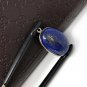 Lapis Lazuli Gemstone Charm; Lapis Lazuli Silver Charm; DIY Jewelry Making; 24x15.75mm Default Title