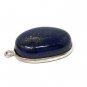 Lapis Lazuli Gemstone Charm; Lapis Lazuli Silver Charm; DIY Jewelry Making; 24x15.75mm Default Title