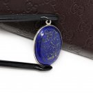 Lapis LazuliSterling Silver Charm for DIY Jewelry Making Jewelry Findings 27x18.5mm Default Title