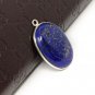 Lapis LazuliSterling Silver Charm for DIY Jewelry Making Jewelry Findings 27x18.5mm Default Title