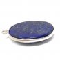 Lapis LazuliSterling Silver Charm for DIY Jewelry Making Jewelry Findings 27x18.5mm Default Title