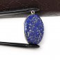 Lapis Lazuli Gemstone Charm; Sterling Silver Charm; DIY Jewelry Making; 29x18x5.5mm Default Title