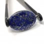 Lapis Lazuli Gemstone Charm; Sterling Silver Charm; DIY Jewelry Making; 29x18x5.5mm Default Title