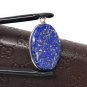 Lapis Lazuli Gemstone Charm; Sterling Silver Charm; DIY Jewelry Making; 29x18x5.5mm Default Title
