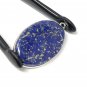 Lapis Lazuli Gemstone Charm; Sterling Silver Charm; DIY Jewelry Making; 29x18x5.5mm Default Title