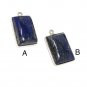 LapiLapis Lazuli Charms Bezel Charms Jewelry Supplies for DIY Jewelry Making B- 22 x 15.5 x 5