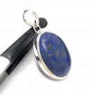 Lapis Lazuli Sterl925 Sterling Silver September Birthstone Natural Gemstone Pendant Default Title