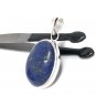 Lapis Lazuli Sterl925 Sterling Silver September Birthstone Natural Gemstone Pendant Default Title