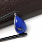 Lapis Lazuli; Gemstone Charm; Lapis Lazuli Jewelry Findings DIY Jewelry 28.5x17.5mm Default Title