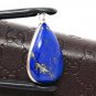 Lapis Lazuli; Gemstone Charm; Lapis Lazuli Jewelry Findings DIY Jewelry 28.5x17.5mm Default Title