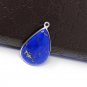 Lapis Lazuli; Gemstone Charm; Lapis Lazuli Jewelry Findings DIY Jewelry 28.5x17.5mm Default Title