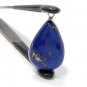 Lapis Lazuli; Gemstone Charm; Lapis Lazuli Jewelry Findings DIY Jewelry 28.5x17.5mm Default Title