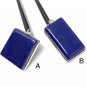 Lapis Lazuli; Gemstone Charm; Lapis LJewelry Findings DIY Jewelry Blue Charm RECTANGLE- 27x14