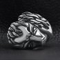 Large Detailed Fox Stainless Steel Ring - SCR4006