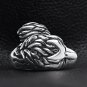 Large Detailed Fox Stainless Steel Ring - SCR4006