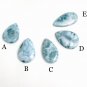 LarNatural Gemstone Wholesale Cabochons Natural Larimar Cabochon for Jewelry Making B - 27 x 18mm