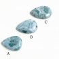 LarNatural Gemstone Wholesale Cabochons Natural Larimar Cabochon for Jewelry Making B - 27 x 18mm