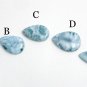LarNatural Gemstone Wholesale Cabochons Natural Larimar Cabochon for Jewelry Making B - 27 x 18mm