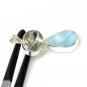Larimar and Green Amethyst GeSterling Silver Jewelry Bohemian Jewelry Gifts for Her Default Title