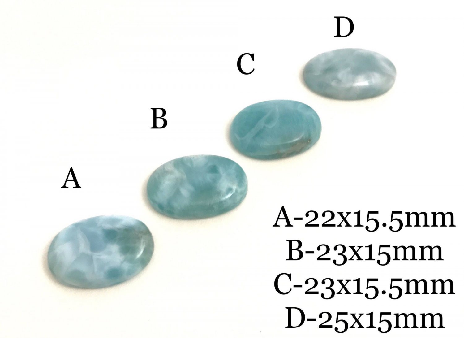 Larimar Cabochon; Gemstone Cabochons; Jewelry Making; Natural Gemstone; WLarimar DIY Jewelry 1 Pc