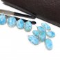 Larimar Charms; Gemstone ChWholesale Charms Jewelry Supplies for DIY Jewelry 4Pcs -5Pcs 5) Pieces