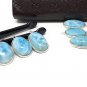 Larimar Charms; Gemstone ChWholesale Charms Jewelry Supplies for DIY Jewelry 4Pcs -5Pcs 5) Pieces