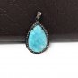 Larimar Gemstone Pendant; Sterling SGemstone Jewelry Bohemian Pendant Gifts for Her Default Title