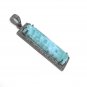 Larimar Pendant; Gemstone Bar PendaPave Diamond Pendant Sterling Silver Pendant DIY Default Title