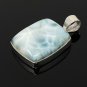 Larimar Pendant; GemsSterling Silver Pendant Natural Gemstone Pendant 40mm X 23.5mm Default Title