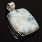 Larimar Pendant; GemsSterling Silver Pendant Natural Gemstone Pendant 40mm X 23.5mm Default Title