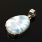 Larimar Pendant; GemSterling Silver Pendant Natural Gemstone Pendant 43.5 x 23.15mm Default Title